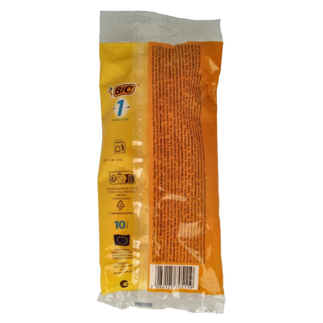 BIC Cuchillas de afeitar Sensitive 1 10 unidades