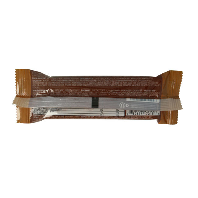 Barretta Bio Cioccolato Fondente, Arachidi e Caramello 40 Grammi