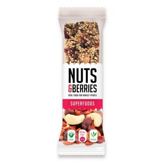 Nuts & Berries Barrita superalimentos bio 40 gramos