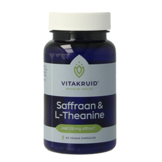 Vitakruid Safran 28 mg (Affron) & L-Théanine 30 gélules végétales