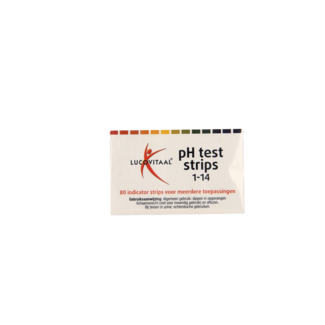 Lucovitaal Lucovitaal Zuurbase PH test strips 80 Stuks