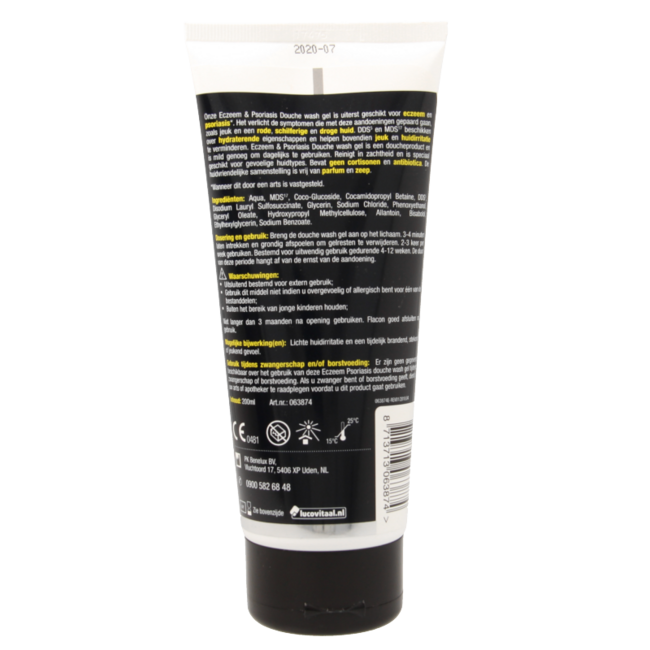 Lucovitaal Gel de ducha para eccema y psoriasis 200 ml