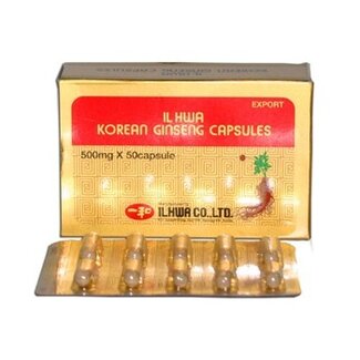 Ilhwa Cápsula de ginseng coreano 50 Cápsulas