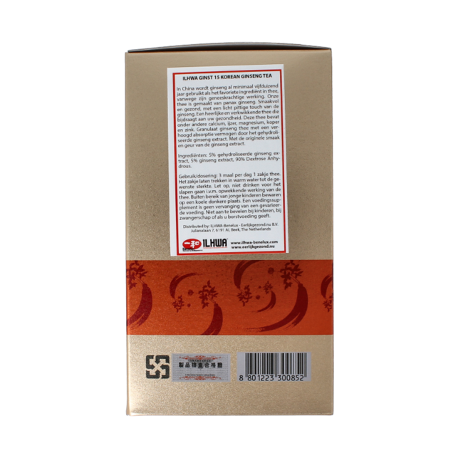 Tè di Ginseng Coreano Ilhwa Ginst15, 30 Bustine
