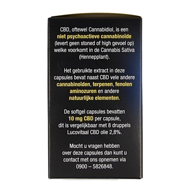 CBD 10 mg forte 30 Cápsulas