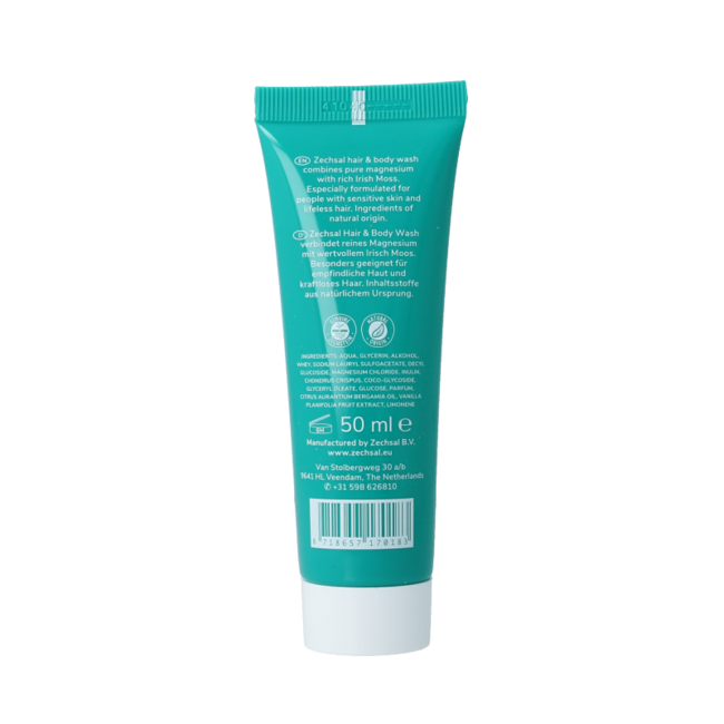 Zechsal Hair & body wash op reis 50 Milliliter