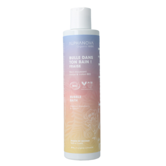 Alphanova Kids Alphanova Kids baño de espuma orgánico infantil fresa 250 mililitros
