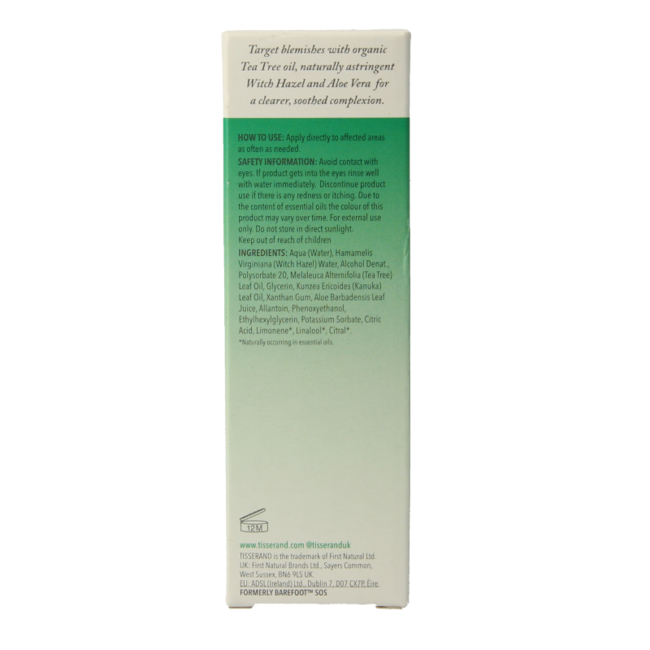 Tisserand Skin Rescue Stick Tea Tree & Aloe Vera 8 ml