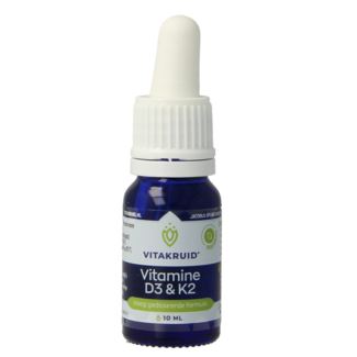 Vitakruid Vitamin D3 & K2 (MenaQ7) mit Tropfpipette 10 ml