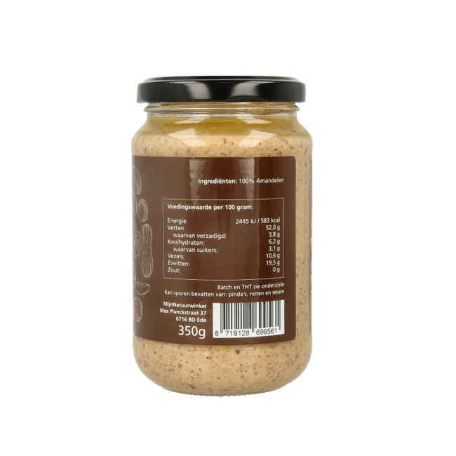 MijnNatuurwinkel Crema de almendras 350 gramos