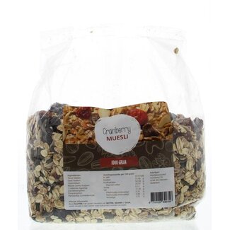 MijnNatuurwinkel MijnNatuurwinkel Muesli de arándanos rojos 1 Kilogramo