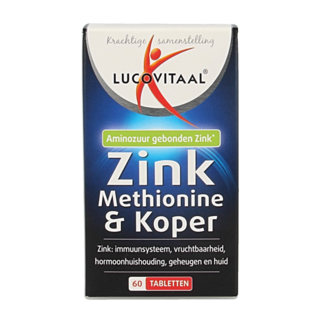 Lucovitaal Lucovitaal Zinc metionina y cobre 60 comprimidos