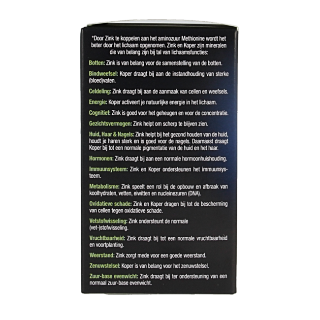 Lucovitaal Zinc metionina y cobre 60 comprimidos