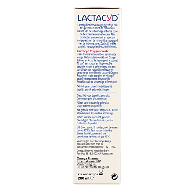 Lactacyd Oxygen fresh intiem wash 200 Milliliter