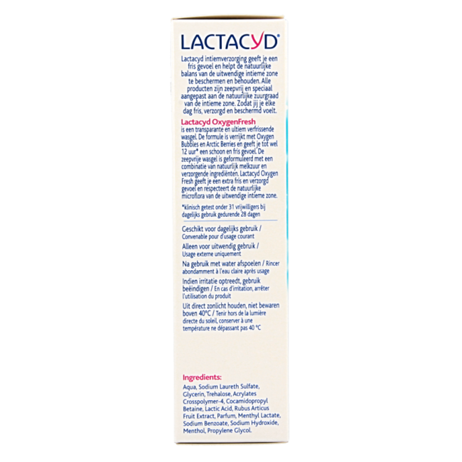 Lactacyd Oxygen fresh intimate wash 200 Millilitres