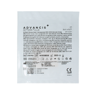 Advancis Advancis Activon apósito de gasa con miel de manuka 5 x 5 1 unidad
