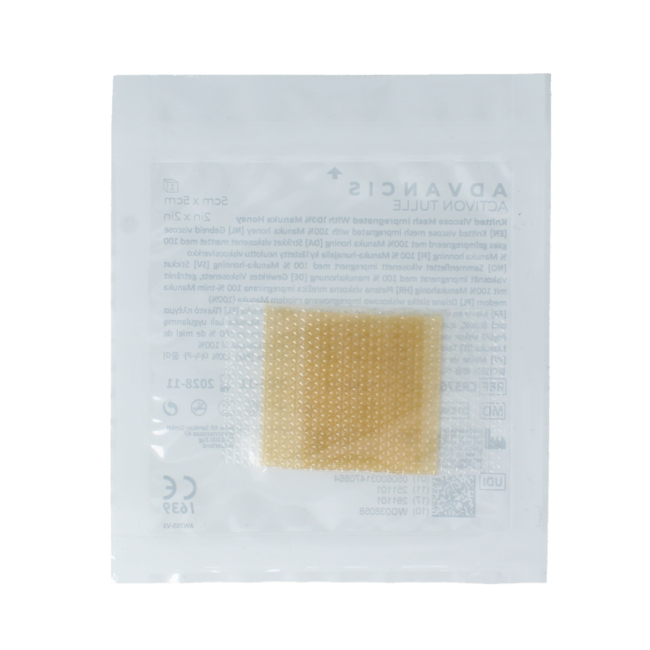 Advancis Activon Manuka-Gaze-Verband 5 × 5 1 Stück