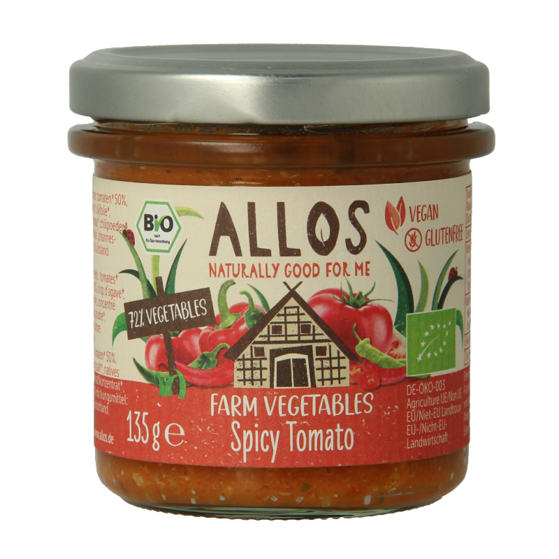 Allos Farm vegetables pittige tomaat bio 135 Gram