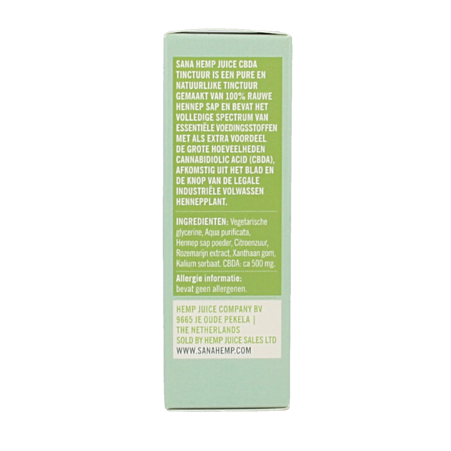 Sana Hemp Juice CBD A tinctuur  30 Gram