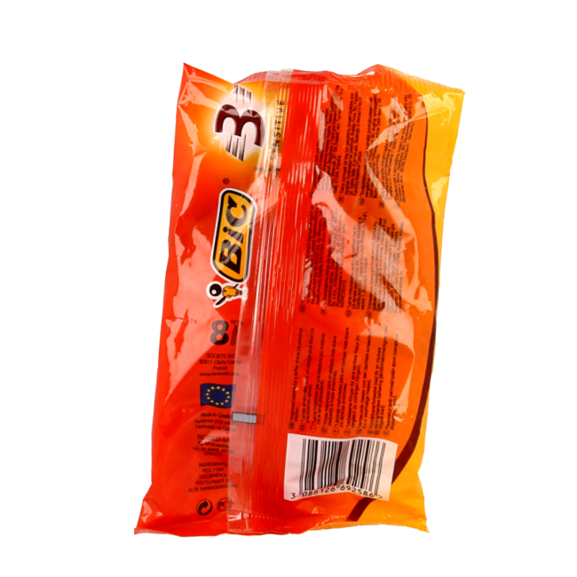BIC 3 Sensitive maquinillas de afeitar desechables, 8 unidades