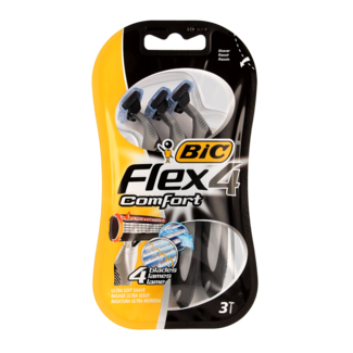 BIC BIC Flex 4 Comfort, blister de 3 rasoirs