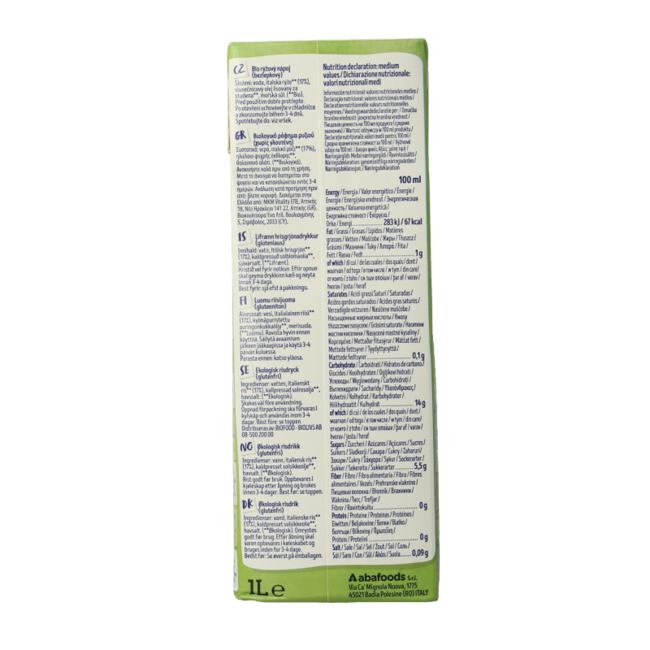 Isola Bio Bebida de arroz natural bio 1 litro