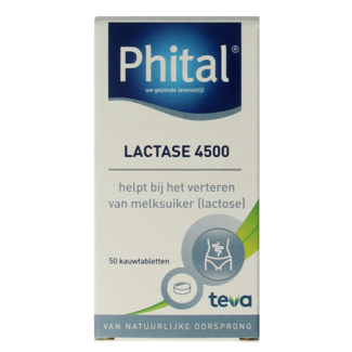 Phital Laktaza 4500 50 Tabletek do Żucia