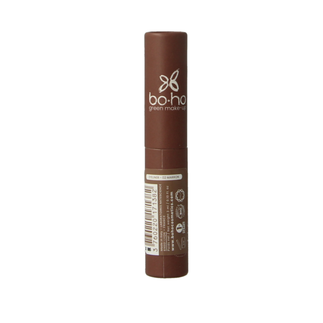 Boho green makeup Greenliner marron 02 3 mililitros