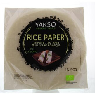 Yakso Yakso Rijstpapier bio 150 Gram