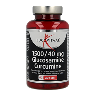 Lucovitaal Lucovitaal Glucosamina y Curcumina 1500/40mg 60 Cápsulas