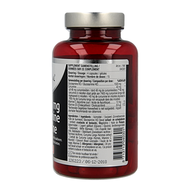 Lucovitaal Glucosamine & Curcumin 1500/40mg 60 Capsules