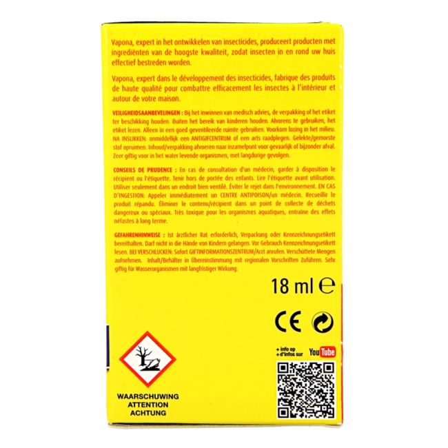 Vapona Anti-Mosquito Plug 45 Nights 1 Piece