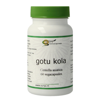 Surya Surya Gotu Kola Centella Asiática Bio 60 Cápsulas