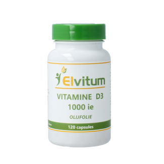 Elvitum Elvitum Vitamine D3 1000UI/25mcg 120 Capsules