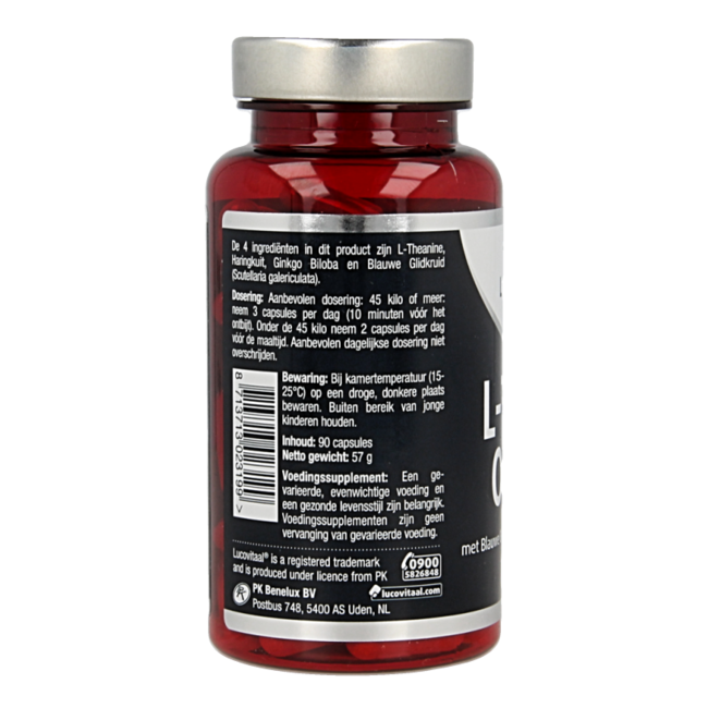 Lucovitaal L-Teanina omega 3 90 Cápsulas