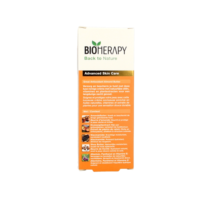 Crema mani e corpo al burro di mandorle super antiossidante Bioherapy 20 Millilitri