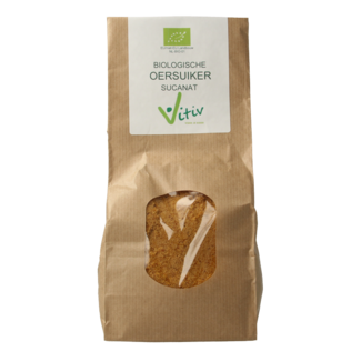 Vitiv Vitiv Organic Sucanat Raw Sugar 500 Gram