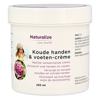 Naturalize Creme gegen kalte Hände und Füße 250 Milliliter