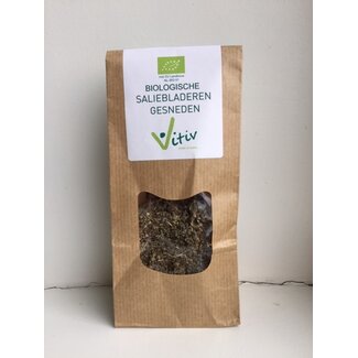 Vitiv Vitiv Sage leaf cut organic 25 Gram
