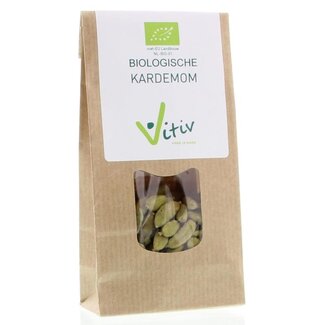 Vitiv Vitiv Cardamom whole organic 40 Gram