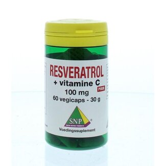 SNP SNP Resveratrol + Vitamine C 100mg puur 60 Vegetarische capsules