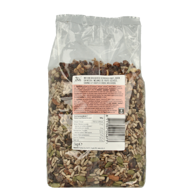 Nice & Nuts Energy mix organic 1 Kilogram