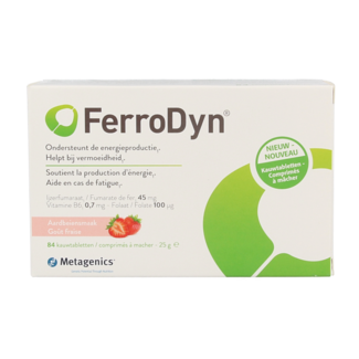 Metagenics Metagenics Ferrodyn 84 Comprimidos Masticables