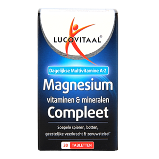 Lucovitaal Magnesio vitaminas minerales completo 30 Comprimidos