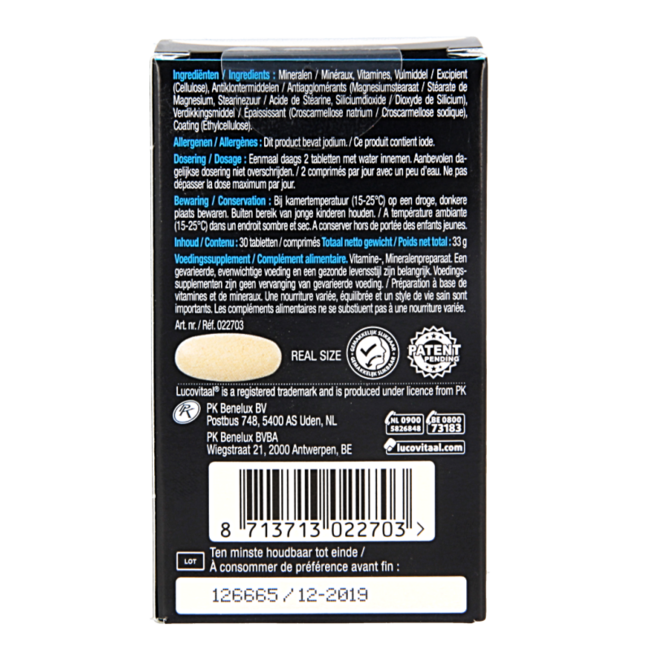 Magnesio vitaminas minerales completo 30 Comprimidos