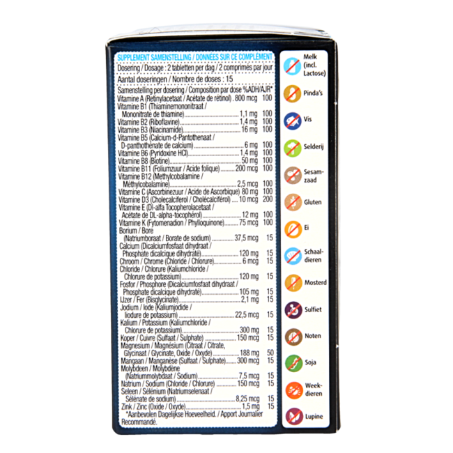 Magnez witaminy minerały komplet 30 tabletek