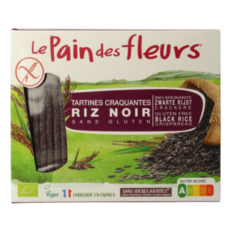 Pain Des Fleurs Crackers de arroz negro bio 150 Gramos