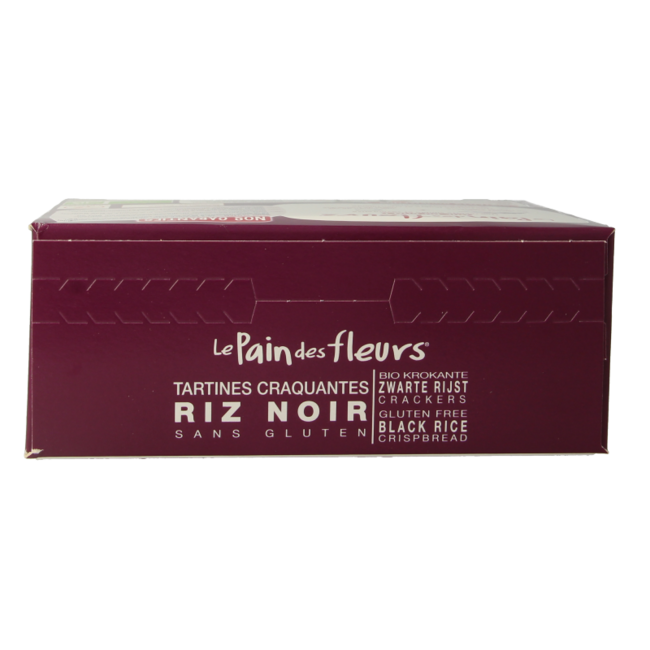 Cracker di riso nero bio 150 Grammi