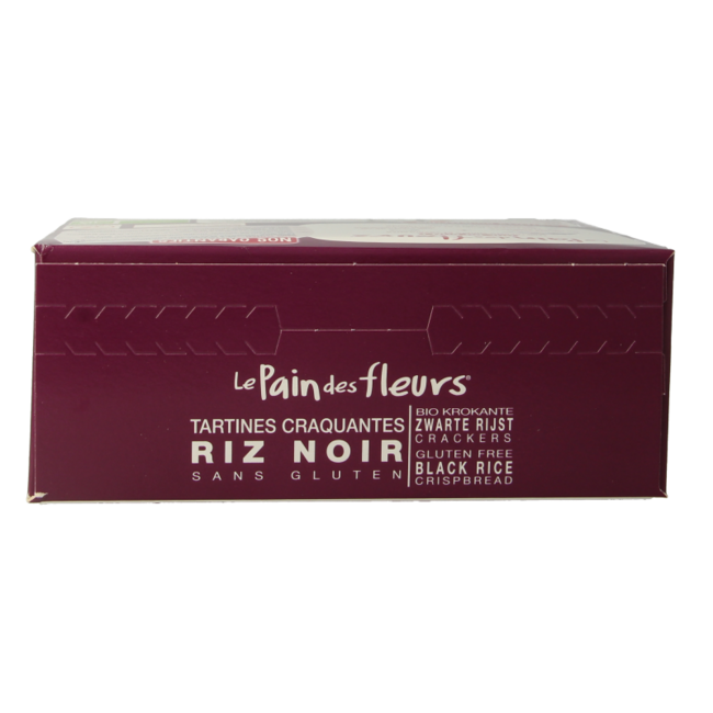 Organic black rice crackers 150 Gram
