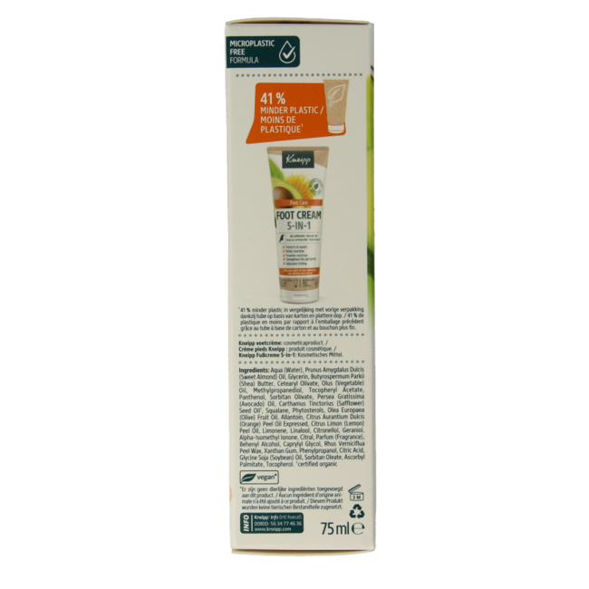 Kneipp Foot care foot cream 5-in-1 75 Millilitres